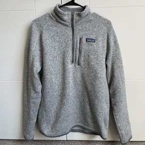 Gray Patagonia Quarter Zip